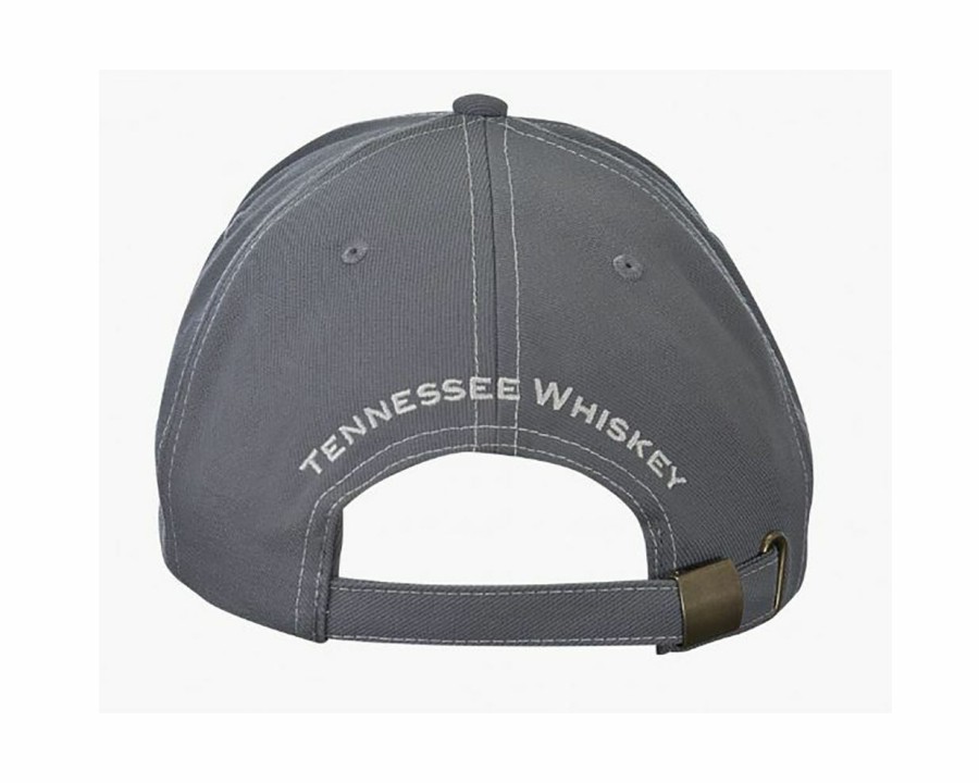 Hats * | Absolute Quality Jack Daniels (Jd77-136) Ball Cap Grey