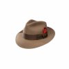 Hats * | Quality Guarantee Stetson Gurnee Wool Fedora Hat