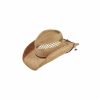 Hats * | Less Expensive Stetson Bridger Shapeable Straw Cowboy Hat Natural